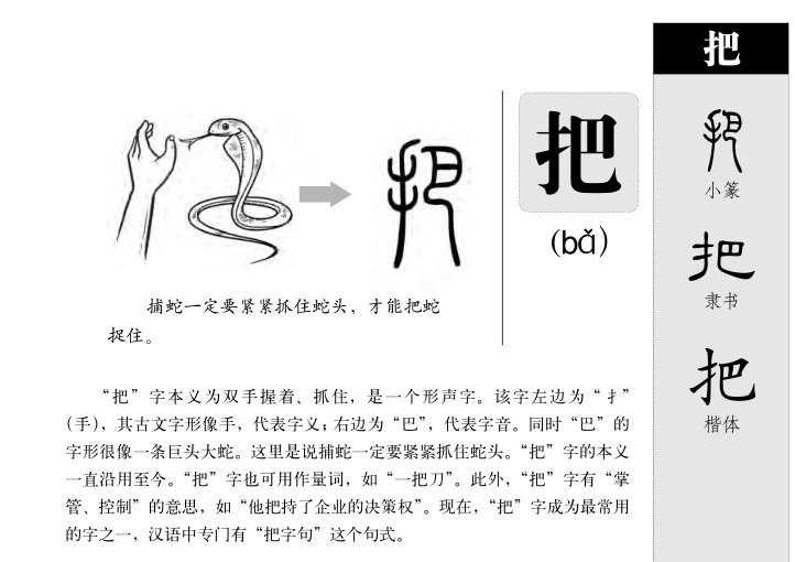 把字五行属什么-把字起名的寓意-把字意思