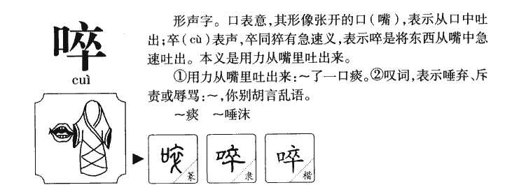 啐字五行属什么-啐字起名的寓意-啐字意思