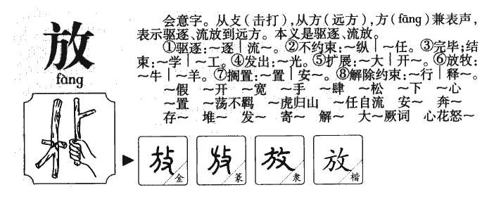 放字五行属什么-放字起名的寓意-放字意思