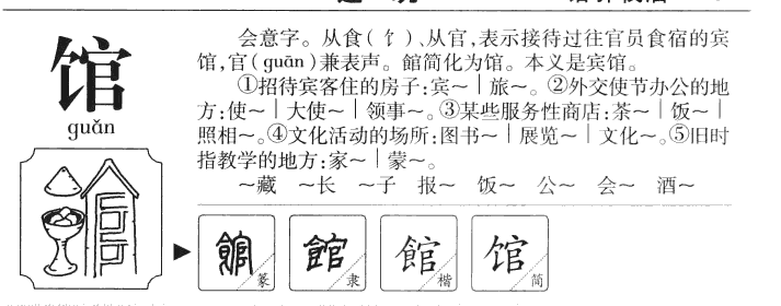 馆字五行属什么-馆字起名的寓意-馆字意思