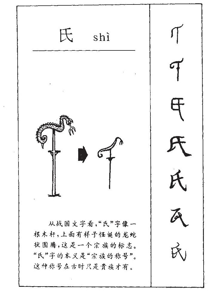 氏字五行属什么-氏字起名的寓意-氏字意思