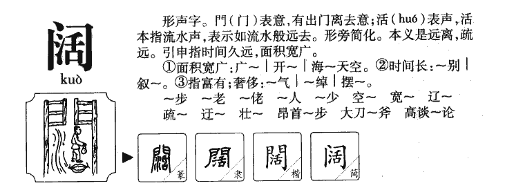 阔字五行属什么-阔字起名的寓意-阔字意思