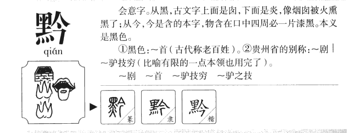 黔字五行属什么-黔字起名的寓意-黔字意思