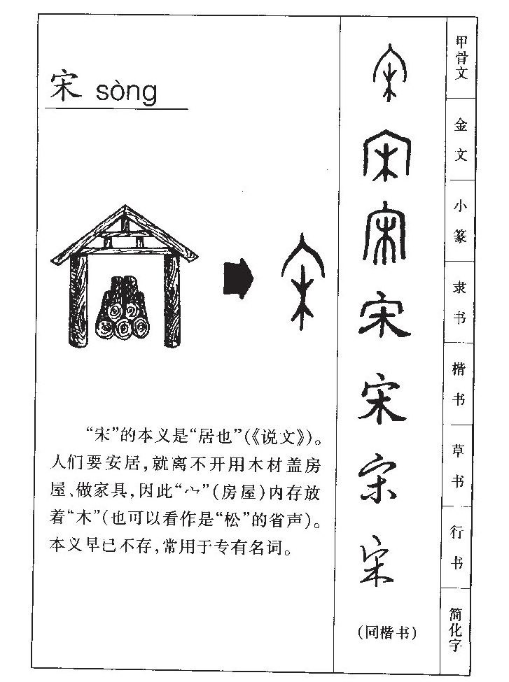 宋字五行属什么-宋字起名的寓意-宋字意思