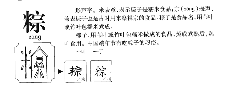 粽字五行属什么-粽字起名的寓意-粽字意思